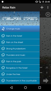 Звук дождя для сна 6.9.0. Скриншот 1