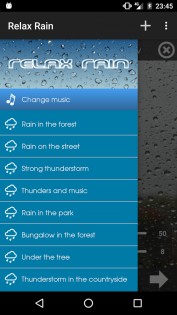 Звук дождя для сна 7.2.0. Скриншот 1