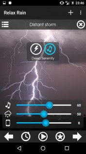 Звук дождя для сна 7.2.0. Скриншот 3