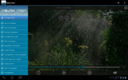 Звук дождя для сна 6.9.0. Скриншот 8