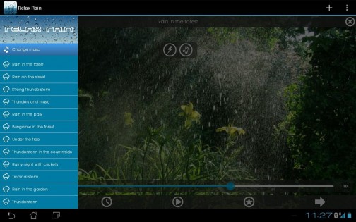 Звук дождя для сна 7.2.0. Скриншот 8