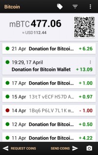 Bitcoin Wallet 10.12. Скриншот 1