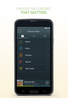 Personal Radio by AUPEO! 6.6. Скриншот 1