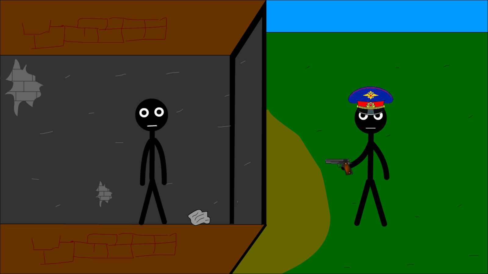 Stickman escape прохождение