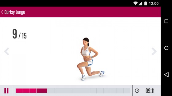 Runtastic Butt Trainer Workout 1.8. Скриншот 1