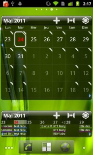 Pure Grid calendar widget 2.8.0. Скриншот 1