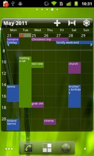 Pure Grid calendar widget 2.8.0. Скриншот 2
