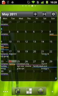 Pure Grid calendar widget 2.8.0. Скриншот 3