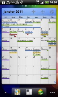 Pure Grid calendar widget 2.8.0. Скриншот 4