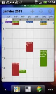 Pure Grid calendar widget 2.8.0. Скриншот 5