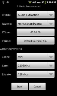Android Audio Editor 1.0.5. Скриншот 6