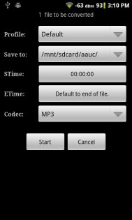 Android Audio Editor 1.0.5. Скриншот 8