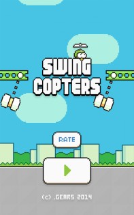 Swing Copters 1.3. Скриншот 5