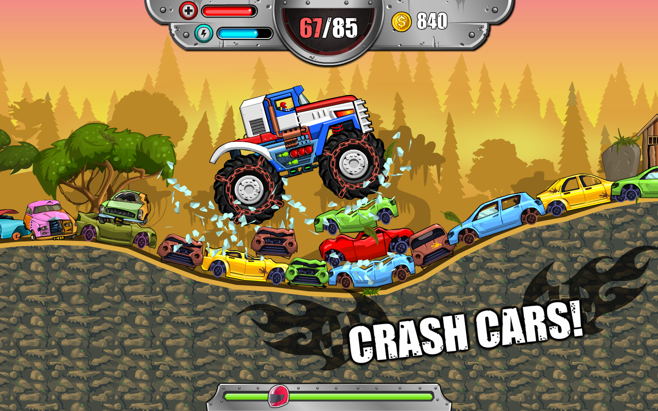 Скачать Monster Wheels: Kings of Crash 1.0 для Android