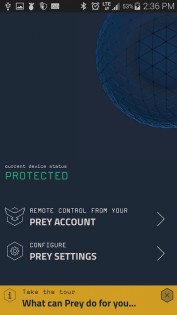 Prey Anti Theft 2.6.6. Скриншот 1