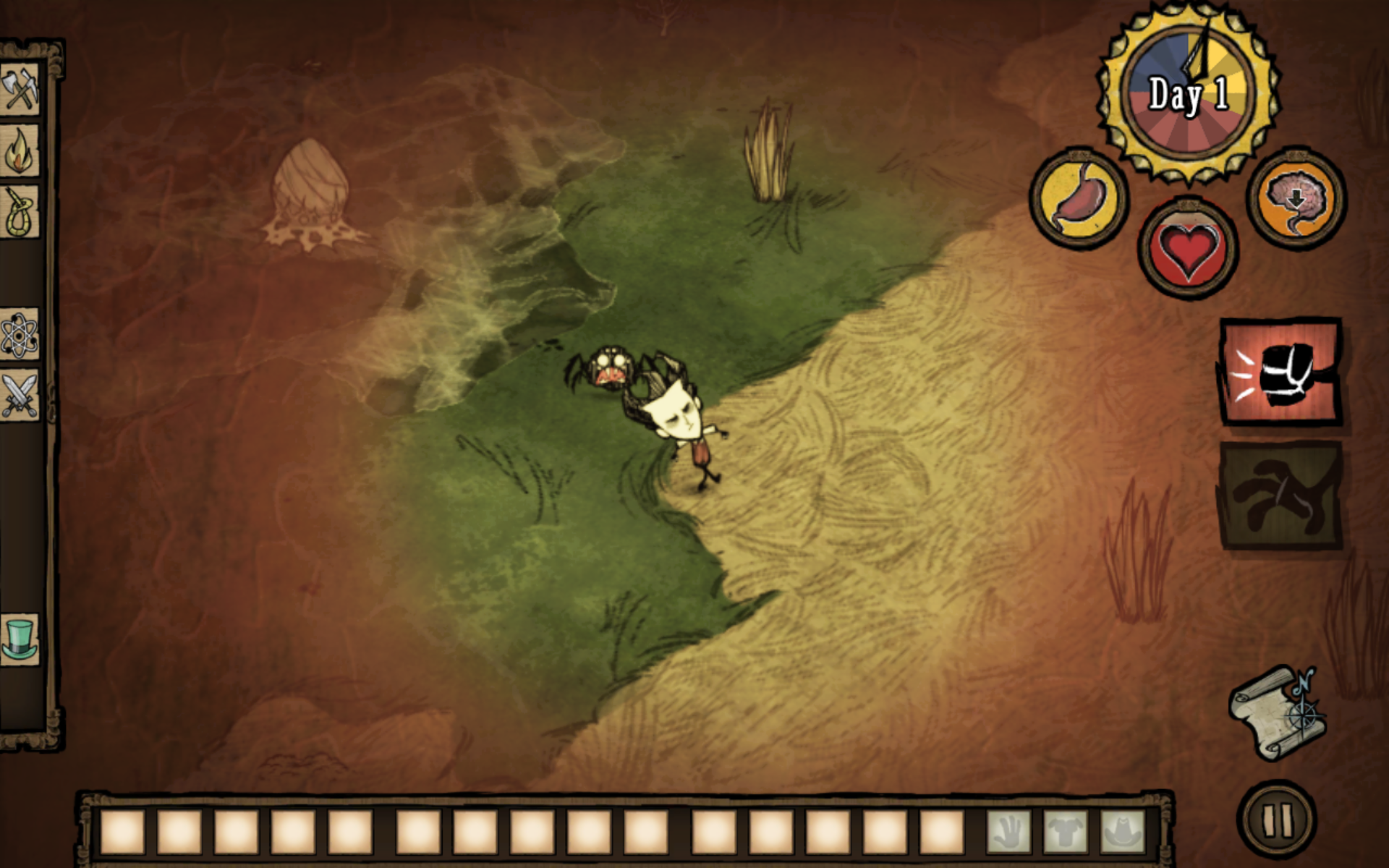 Дон старк. Дон Старк игра. Don't Starve Pocket Edition боссы. Don't Starve Pocket Edition. A backward glance don't Starve фон.