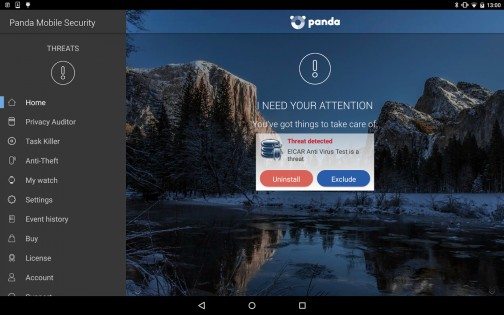 Panda Dome Antivirus and VPN 3.9.9. Скриншот 12