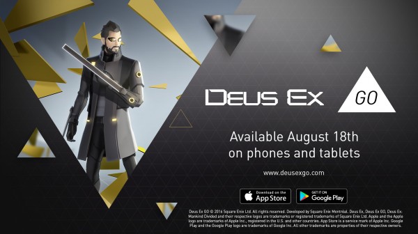 Мобильная Deus Ex GO выходит 18 августа
