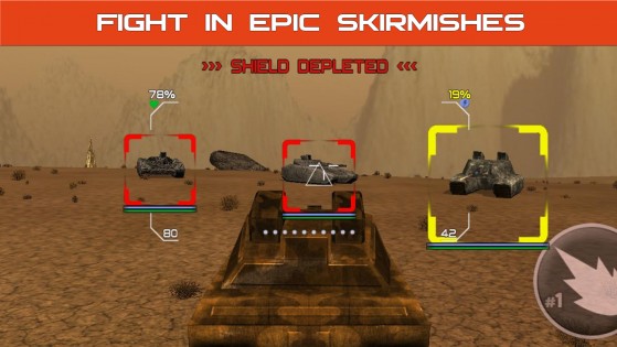 Tank Combat: Future Battles 1.9.02. Скриншот 5