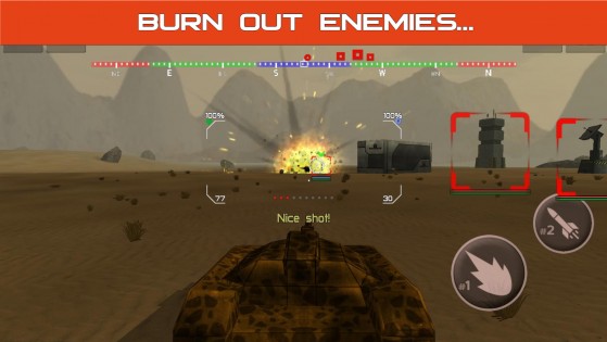 Tank Combat: Future Battles 1.9.02. Скриншот 6