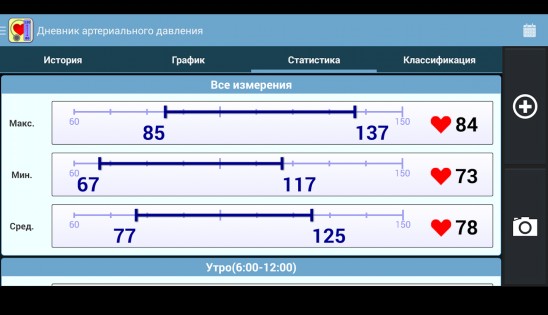 Дневник артериального давления 3.2.9. Скриншот 11