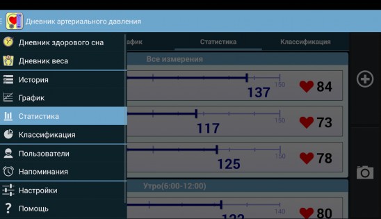 Дневник артериального давления 3.2.8. Скриншот 15