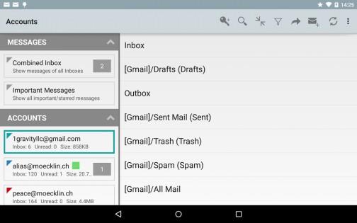 K-@ Mail 1.16. Скриншот 12