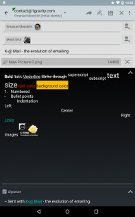 K-@ Mail 1.16. Скриншот 16