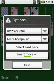 Solitaire 1.3.2. Скриншот 2