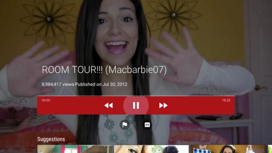 YouTube 5.30.302 для Android TV. Скриншот 2