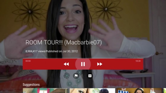 YouTube для Android TV 5.22.302. Скриншот 2