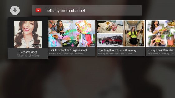 YouTube 5.30.302 для Android TV. Скриншот 3
