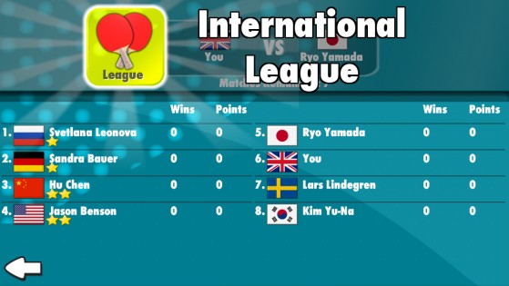 Table Tennis 3D 2.3. Скриншот 2
