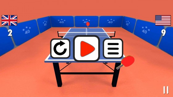 Table Tennis 3D 2.2. Скриншот 4