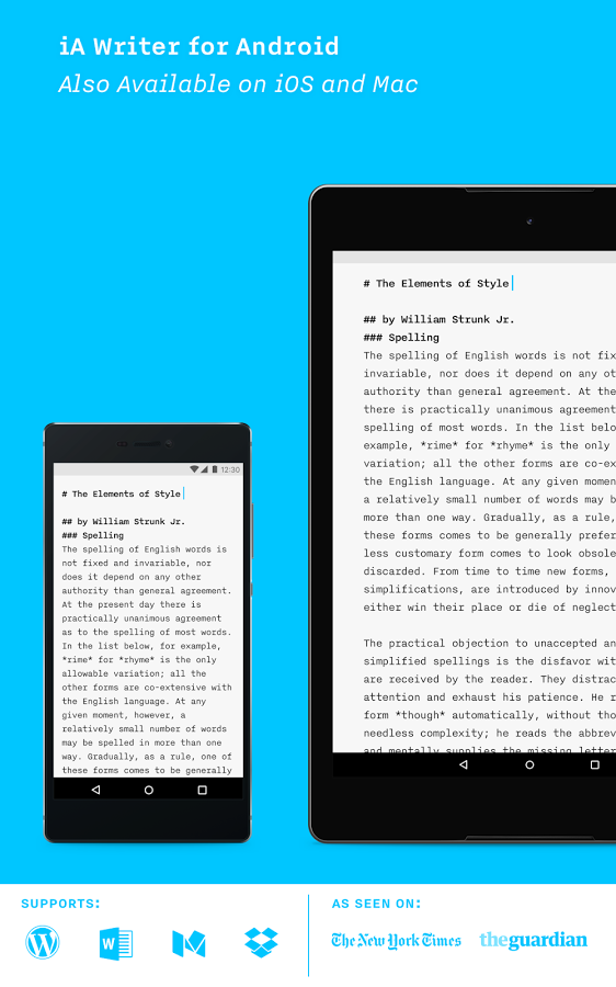 instal the new for android iA Writer