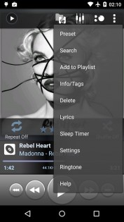 Poweramp 988.0. Скриншот 2