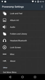 Poweramp 991.0. Скриншот 8