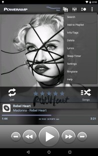 Poweramp 993.0. Скриншот 17