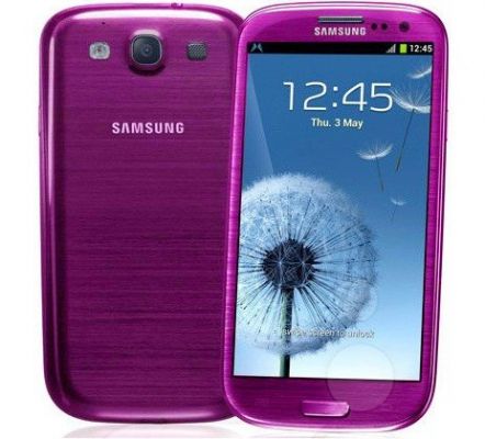 Новые цвета Galaxy S III