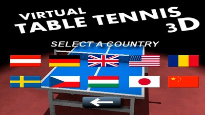 Virtual Table Tennis 3D. Скриншот 2