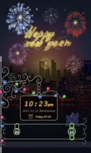 GO Locker Happy New Year Theme 1.00. Скриншот 2