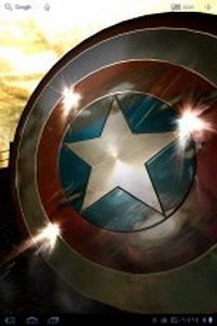 Captain America Live Wallpaper. Скриншот 1