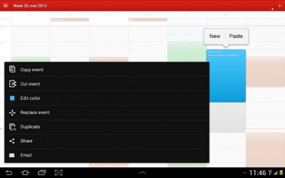 Week Calendar 1.0.2. Скриншот 3