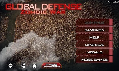 Global Defense: Zombie War 1.1.1. Скриншот 2