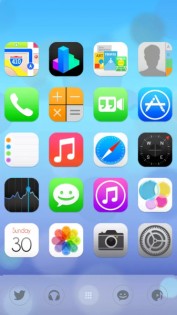 Ultimate iOS7 Launcher Theme 3.4. Скриншот 1