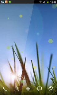 Xperia Z Cool Grass LWP 1.0. Скриншот 2