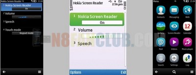 Nokia Screen Reader 1.61.1. Скриншот 2