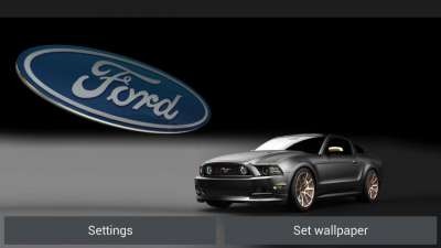 3D FORD Logo HD Live Wallpaper 1.2.3. Скриншот 1