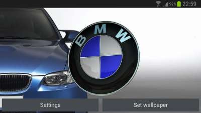 3D BMW Logo HD Live Wallpaper 1.3.4. Скриншот 3