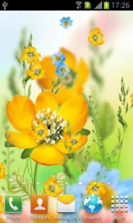 Spring Flowers Live Wallpaper 1.0.1. Скриншот 1